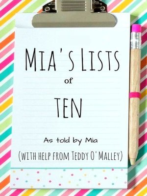 cover image of Mia's Lists of Ten